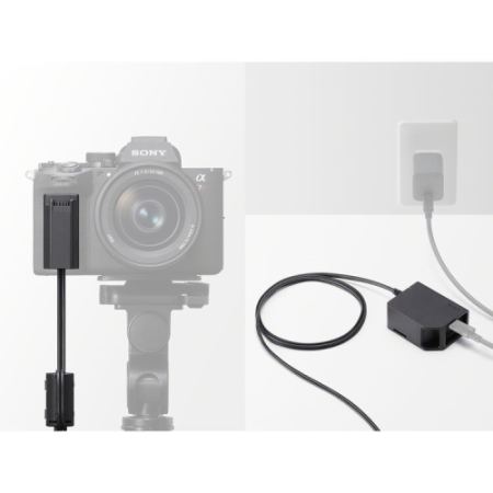 Sony DC-C2 - adapter zasilania do akumulatora NP-SA100 (DC Coupler) - przykład użycia